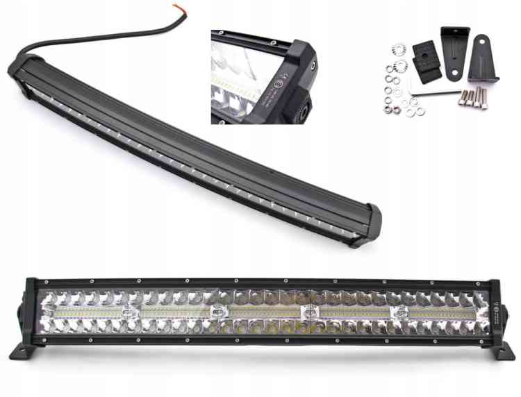 PANEL LED LAMPA HALOGEN 450W 12-24V 150 LED ŁUK WYGIĘTA 55CM NEOMAX