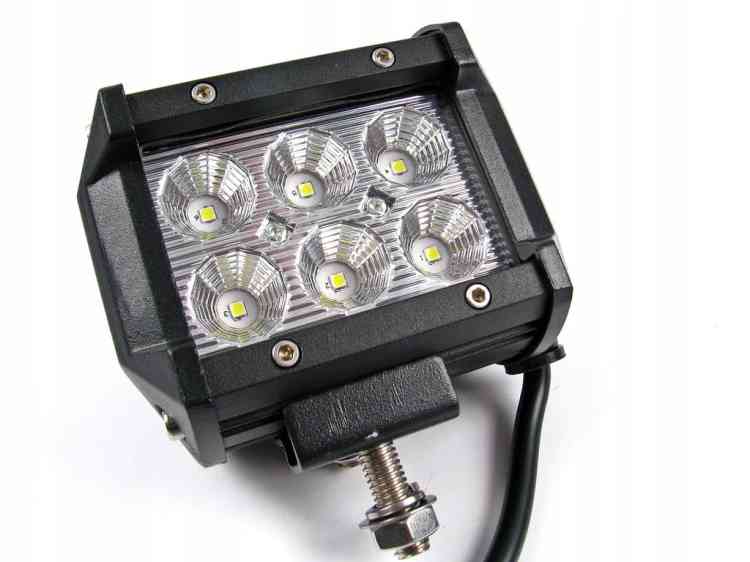 LAMPA ROBOCZA 6 LED HALOGEN ROBOCZY 18W 12V 24V E9 IP67