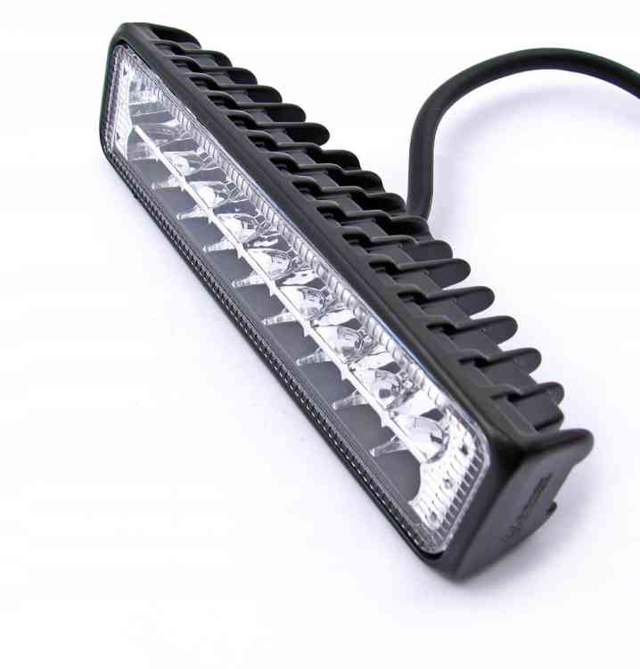 PANEL LED LAMPA ROBOCZA 54W 12V 24V 2w1 STROBOSKOP 15CM NEOMAX