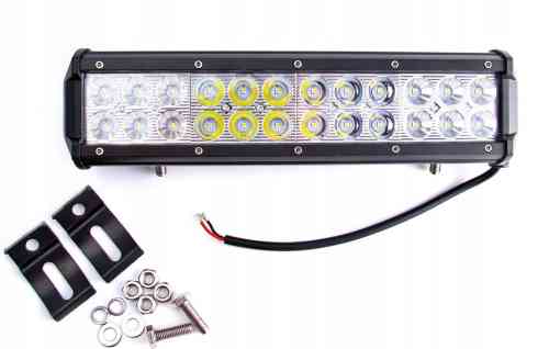 PANEL LED LAMPA ROBOCZA HALOGEN 72W 7250LM 12V 24V 30cm 300mm REFLEKTOR
