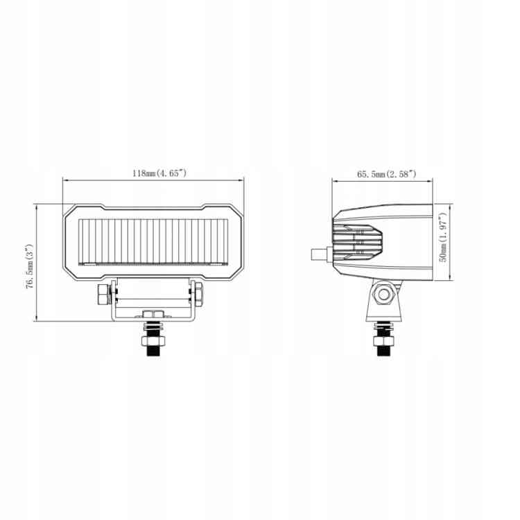 LAMPA DALEKOSIĘŻNA DROGOWA REFLEKTOR LED HOMOLOGACJA ECE R10 R149 IP67