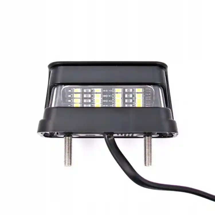 LAMPA LED OŚWIETLENIA TABLICY REJ. 12V 24V 4LED E9