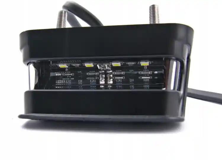 LAMPA LED OŚWIETLENIA TABLICY REJ. 12V 24V 4LED E9
