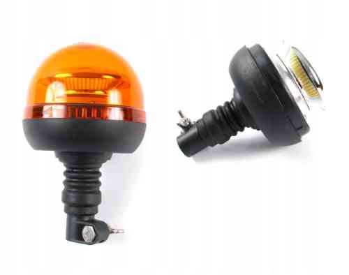 LAMPA OSTRZEGAWCZA KOGUT LED 12-24V NA TRZPIEŃ