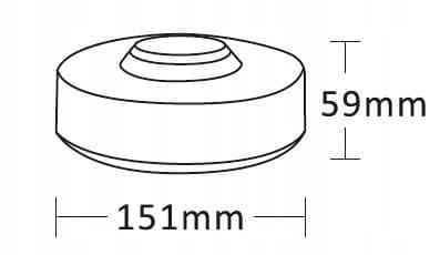 KOGUT UFO II LAMPA OSTRZEGAWCZA 48 LED NA MAGNES