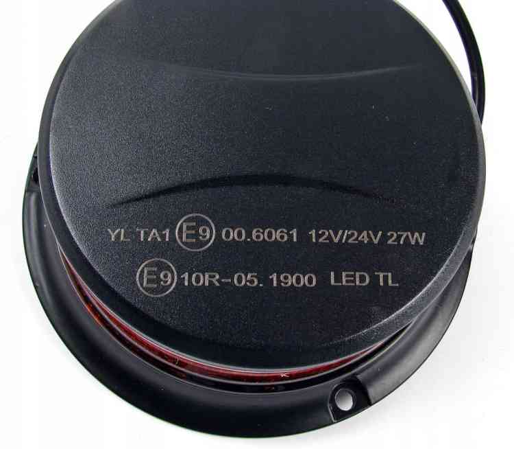 LAMPA OSTRZEGAWCZA KOGUT LED ALR 12V 24V MAGNES