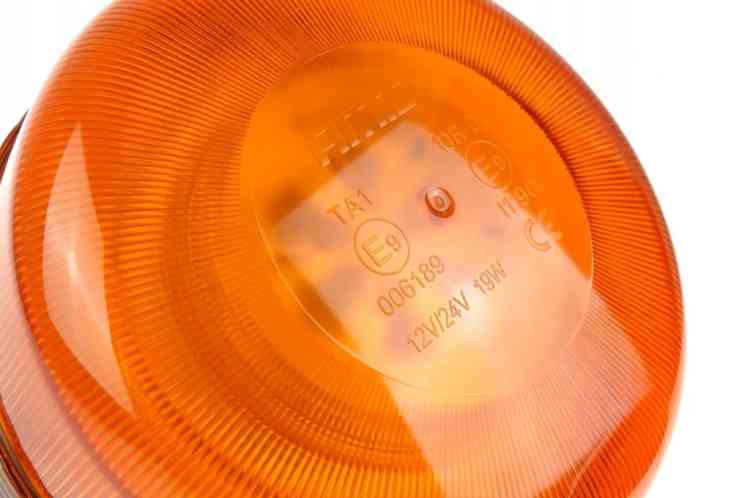 LAMPA OSTRZEGAWCZA LED KOGUT 36LED 12/24V NA ŚRUBĘ