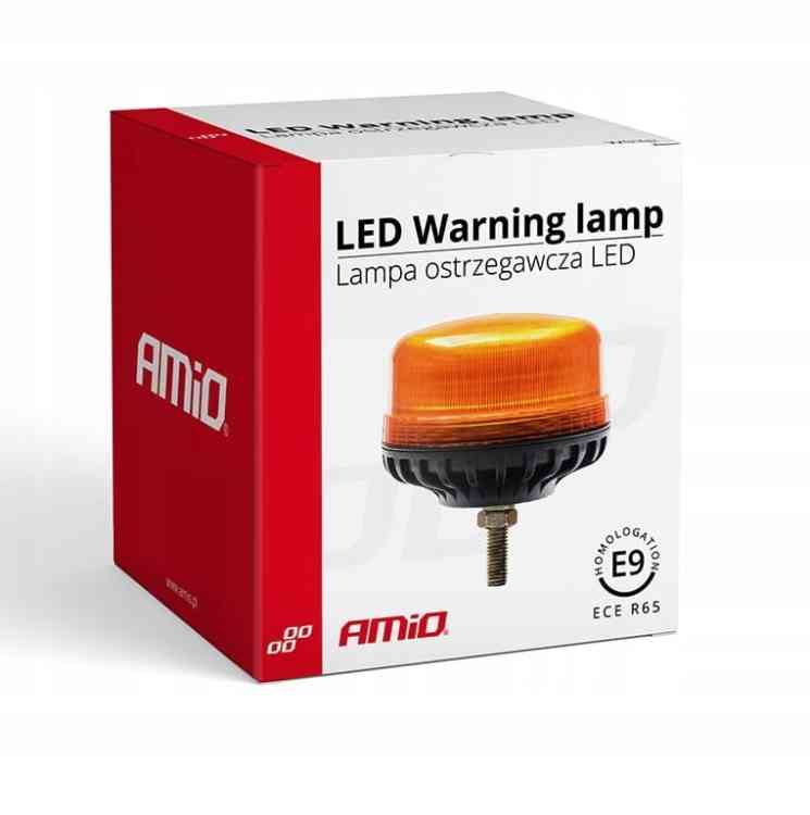 LAMPA OSTRZEGAWCZA LED KOGUT 36LED 12/24V NA ŚRUBĘ