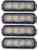 LAMPA 4 LED OSTRZEGAWCZA x4 STROBOSKOP POMOC LAWET
