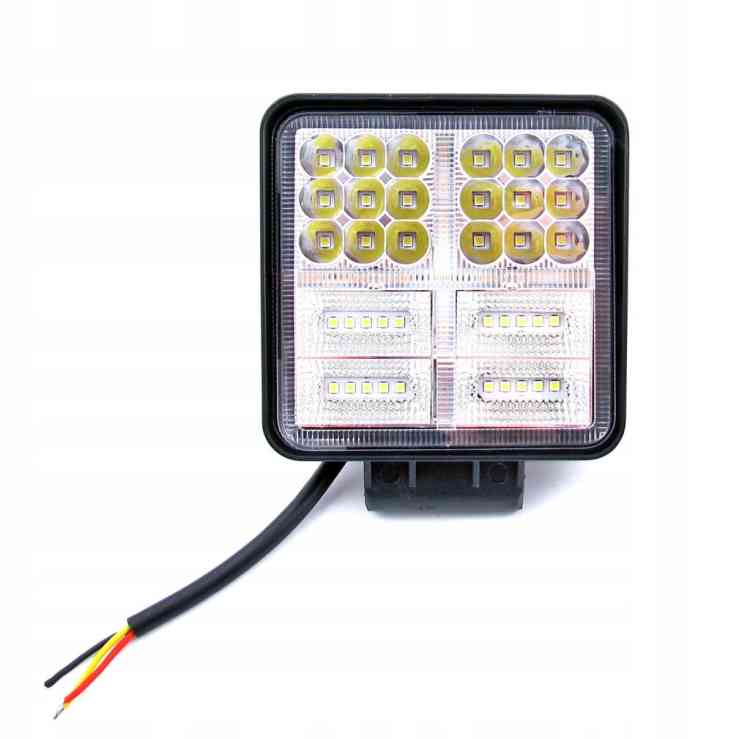 LAMPA ROBOCZA LED PANEL HALOGEN 12V 24V 38LED 114W ALUMINUM