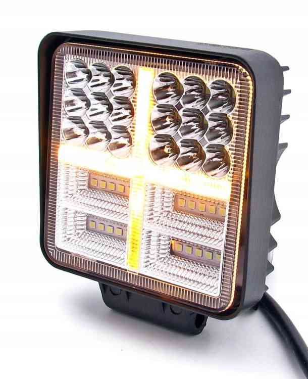 LAMPA ROBOCZA LED PANEL HALOGEN 12V 24V 38LED 114W ALUMINUM