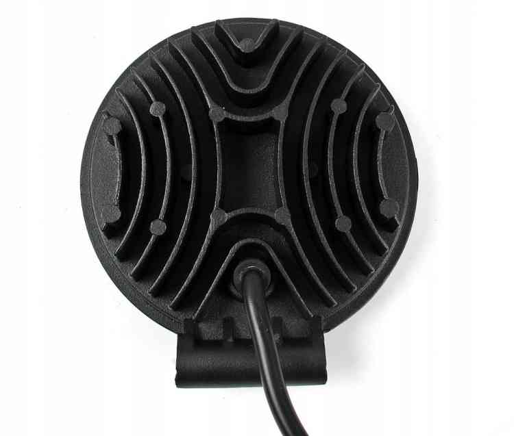 LAMPA ROBOCZA HALOGEN 8 LED 24W 12V 24V HOMOLO E9 ALUMINUM