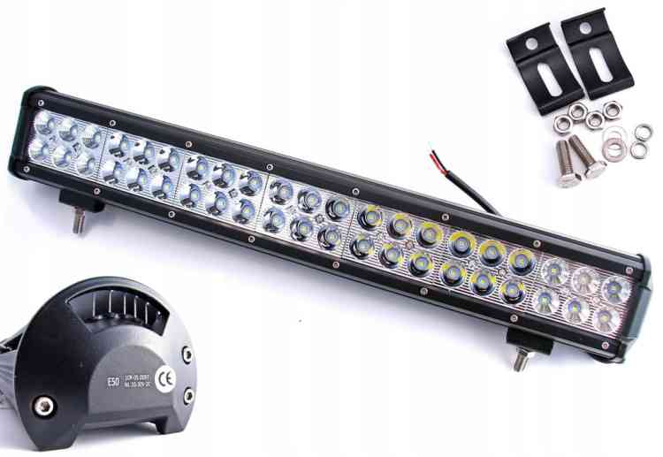 PANEL LED LAMPA ROBOCZA 126W 12/24V 42LED NEOMAX 50CM BELKA LEDBAR