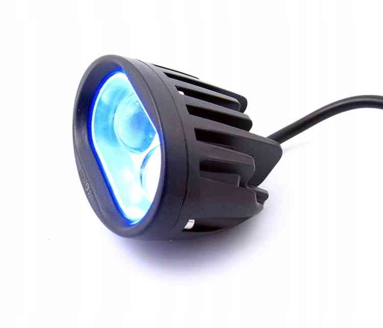 LAMPA LED 20W 12-30V BLUE SPOT WÓZEK WIDŁOWY DO WIDLAKA