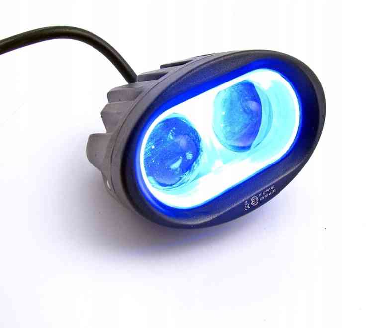 LAMPA LED 20W 12-30V BLUE SPOT WÓZEK WIDŁOWY DO WIDLAKA