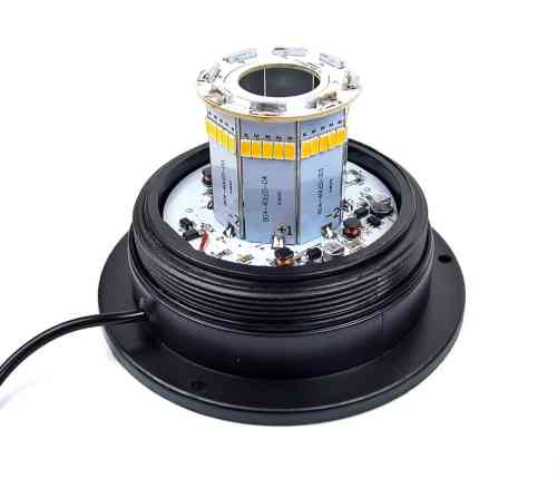 LAMPA OSTRZEGAWCZA STROBO KOGUT LED 12-24V MAGNES