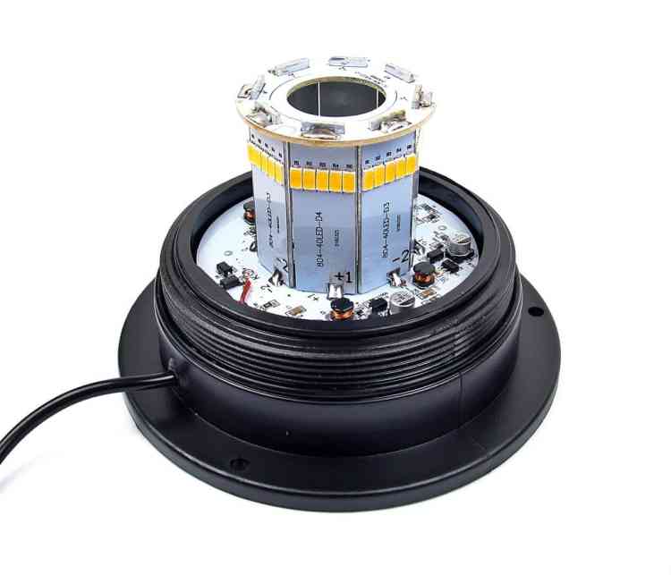 LAMPA OSTRZEGAWCZA STROBO KOGUT LED 12-24V MAGNES