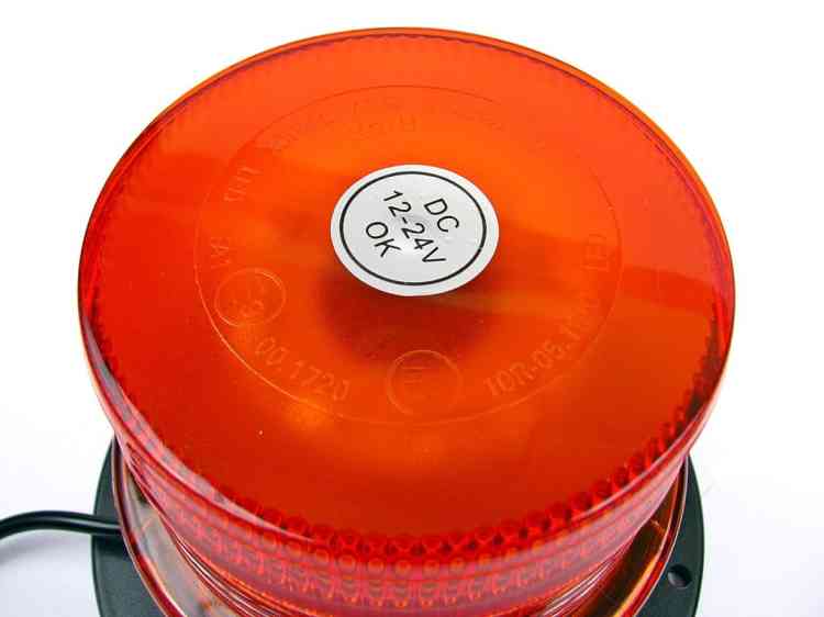 LAMPA OSTRZEGAWCZA STROBO KOGUT LED 12-24V MAGNES