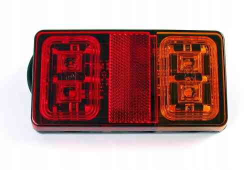 LAMPA TYLNA PRZYCZEPY ZESPOLONA LED DIODOWA LAWETA