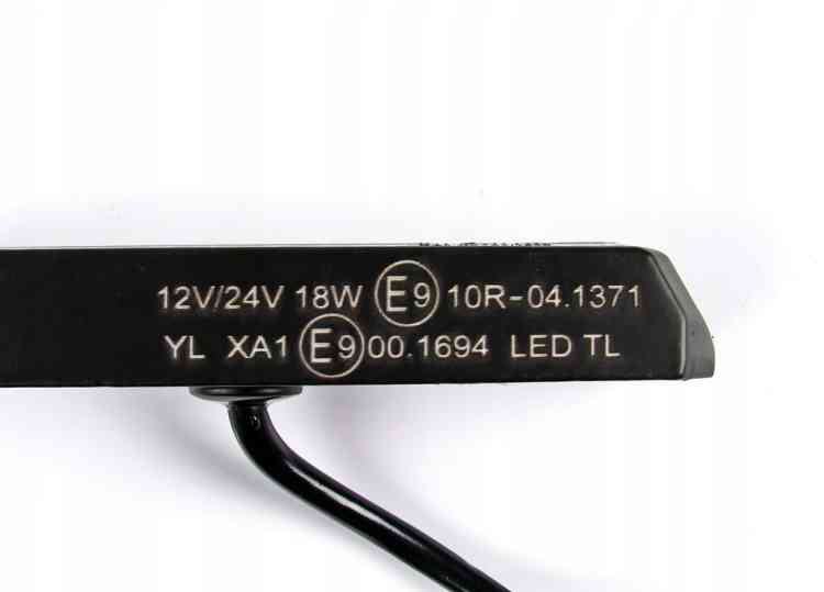 LAMPA 6 LED OSTRZEGAWCZA x4 STROBOSKOP POMOC LAWET
