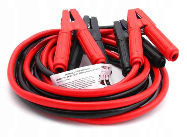 MOCNE KABLE PRZEWODY ROZRUCHOWE 1200A 4,5M GRUBE