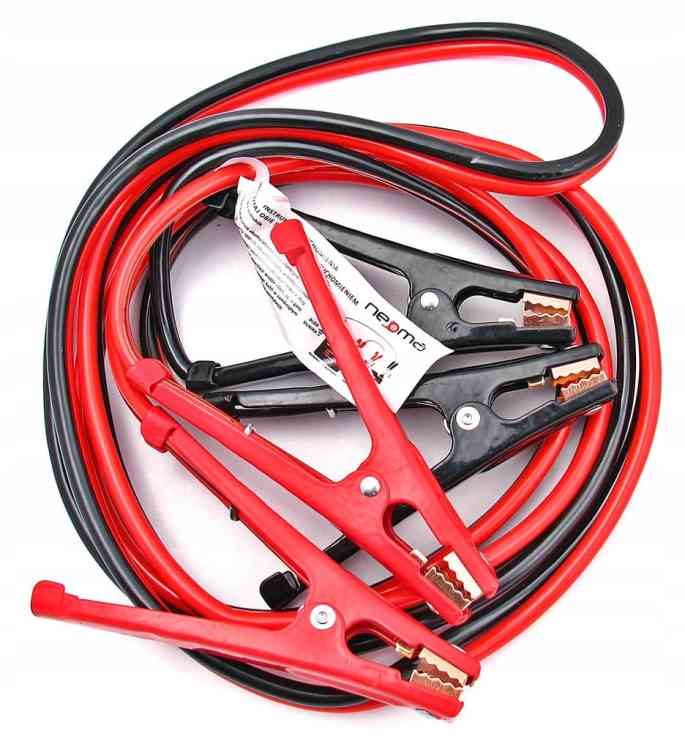 KABLE PRZEWODY ROZRUCHOWE 600A 4 METRY 2x 4m 10mm2 DO SAMOCHODU NEOMAX