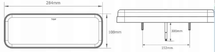 LAMPA TYLNA ZESPOLONA LED DYNAMICZNY KIERUNEK PARA