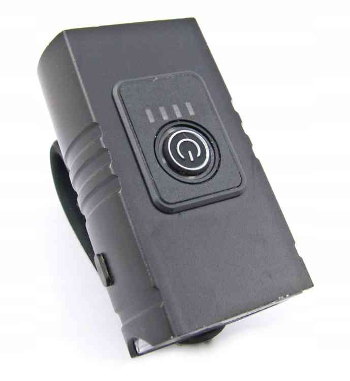 ZESTAW LAMPKA ROWEROWA ALUMINIOWA LED PRZÓD + TYŁ NA USB MOCNA