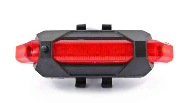 ZESTAW LAMPKA ROWEROWA ALUMINIOWA LED PRZÓD + TYŁ NA USB MOCNA