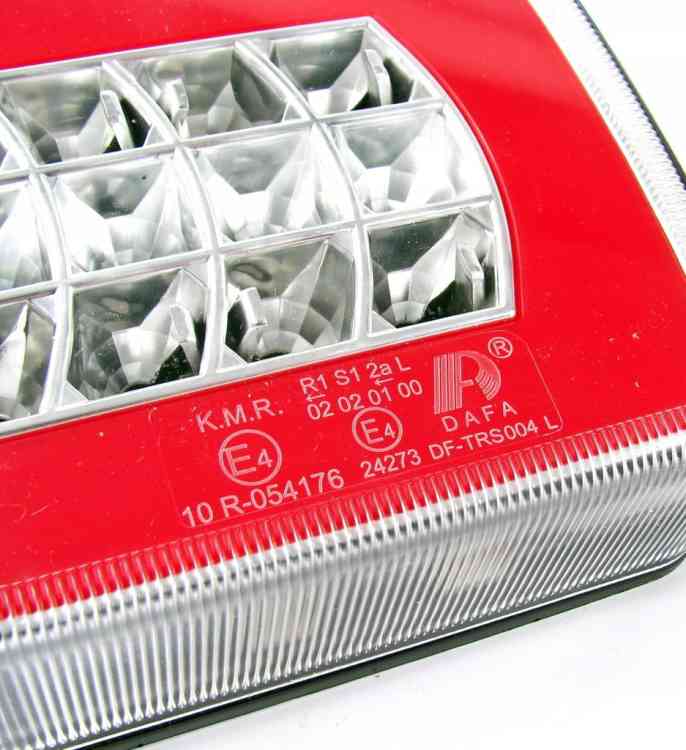 LAMPY TYLNE PRZYCZEPY ZESPOLONE 25 LED NA TYŁ PARA