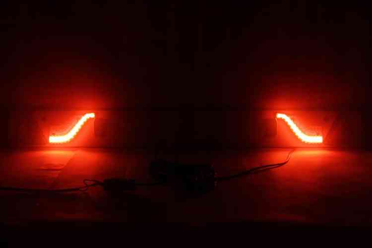 LAMPY TYLNE PRZYCZEPY LED DYNAMICZNY KIERUNEK PARA