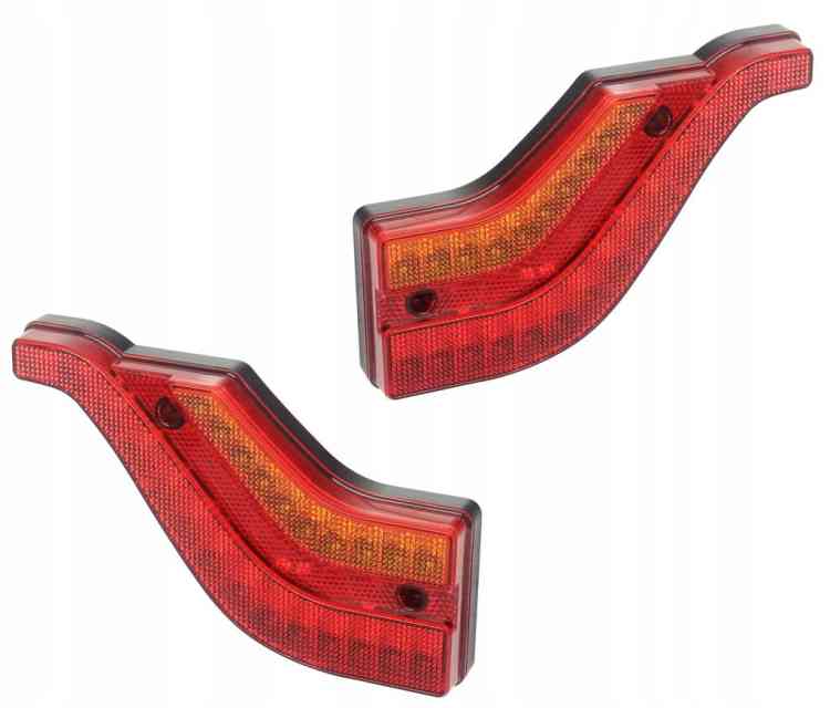 LAMPY TYLNE PRZYCZEPY LED DYNAMICZNY KIERUNEK PARA