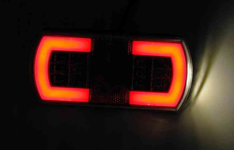 LAMPY TYLNE PRZYCZEPY ZESPOLONE LED DIODOWA PARA