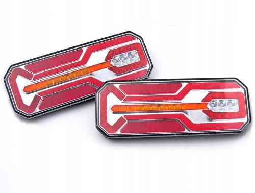 LAMPY TYLNE LED ZESPOLONE DYNAMICZYNY KIERUNEK KPL