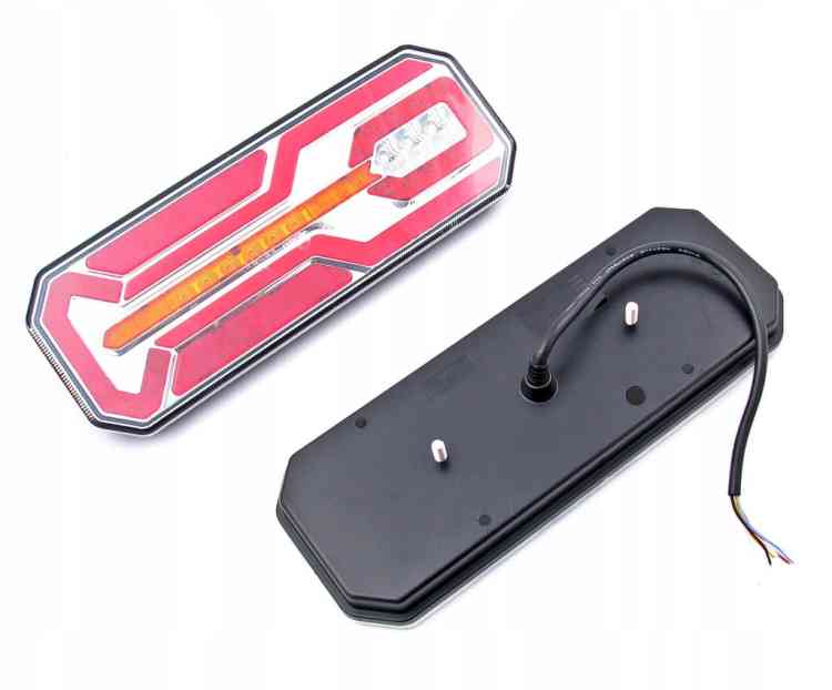 LAMPY TYLNE LED ZESPOLONE DYNAMICZYNY KIERUNEK KPL