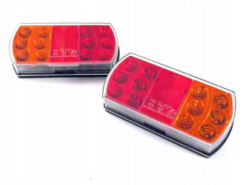 LAMPY TYLNE PRZYCZEPY ZESPOLONE LED DIODOWA PARA