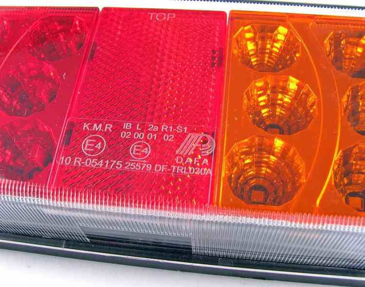 LAMPY TYLNE PRZYCZEPY ZESPOLONE LED DIODOWA PARA