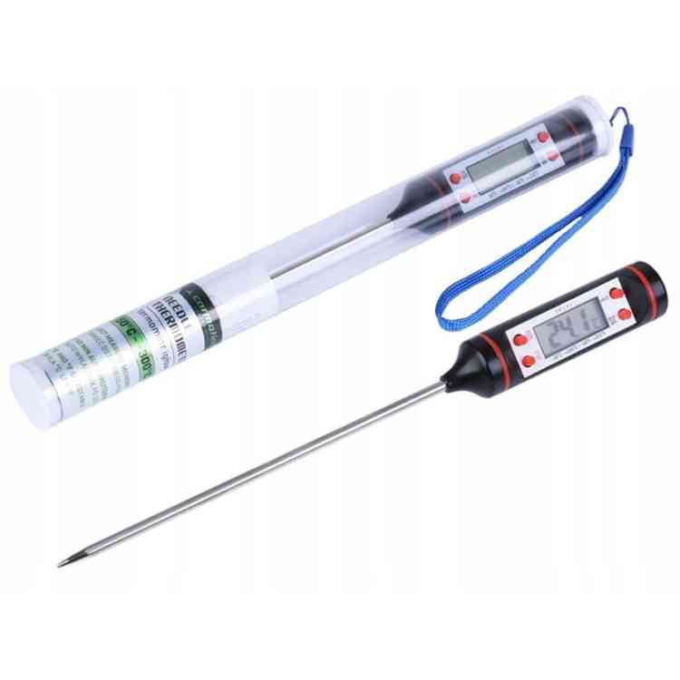 TERMOMETR SZPILKOWY KUCHENNY Z SONDĄ DO WINA MIĘSA GRILLA PIECZENIA