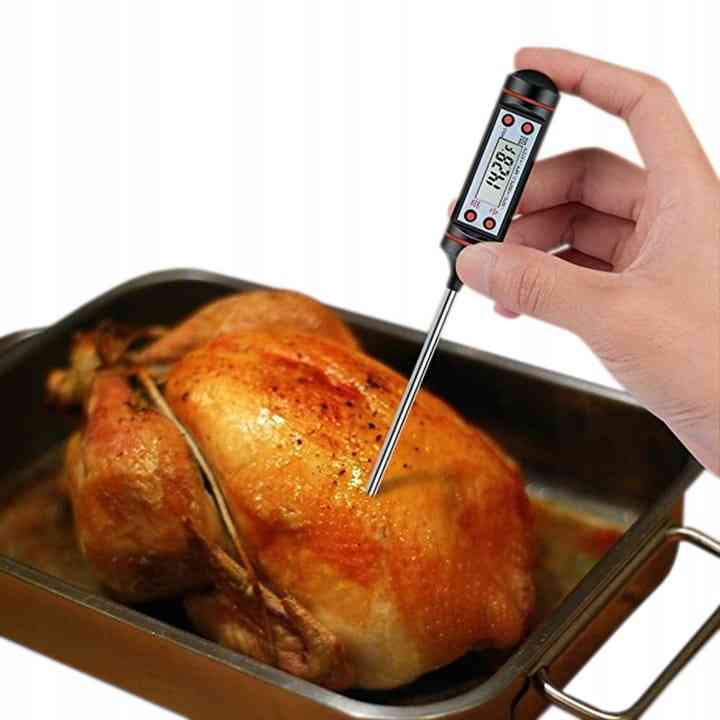 TERMOMETR SZPILKOWY KUCHENNY Z SONDĄ DO WINA MIĘSA GRILLA PIECZENIA
