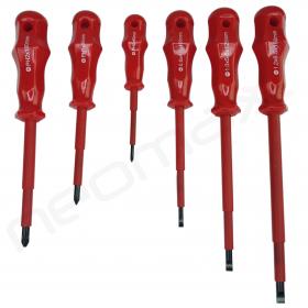 Set of isolated screwdrivers  6 elements|